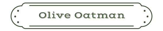 Olive Oatman Name Plate
