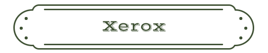 Xerox Name Plate